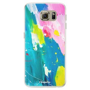 Silikonové pouzdro iSaprio - Abstract Paint 04 - Samsung Galaxy S6 Edge