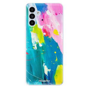 Odolné silikonové pouzdro iSaprio - Abstract Paint 04 - Samsung Galaxy A13 5G