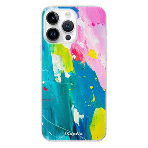 Odolné silikonové pouzdro iSaprio - Abstract Paint 04 - iPhone 15 Pro Max