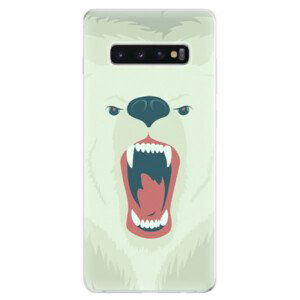 Odolné silikonové pouzdro iSaprio - Angry Bear - Samsung Galaxy S10+