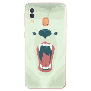 Odolné silikonové pouzdro iSaprio - Angry Bear - Samsung Galaxy A40