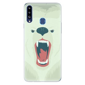 Odolné silikonové pouzdro iSaprio - Angry Bear - Samsung Galaxy A20s