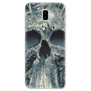 Odolné silikonové pouzdro iSaprio - Abstract Skull - Samsung Galaxy J6+