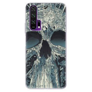 Odolné silikonové pouzdro iSaprio - Abstract Skull - Honor 20 Pro