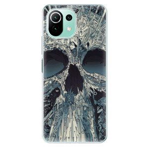 Odolné silikonové pouzdro iSaprio - Abstract Skull - Xiaomi Mi 11 Lite