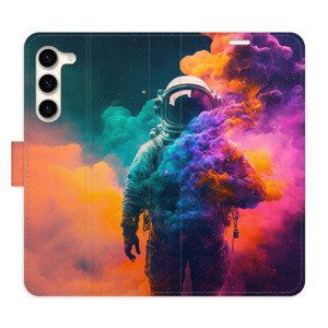 Flipové pouzdro iSaprio - Astronaut in Colours 02 - Samsung Galaxy S23+ 5G