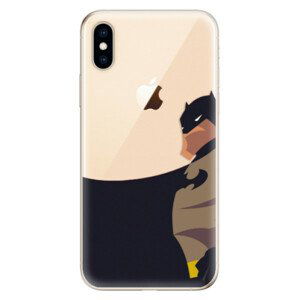 Odolné silikonové pouzdro iSaprio - BaT Comics - iPhone XS