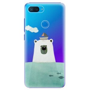 Plastové pouzdro iSaprio - Bear With Boat - Xiaomi Mi 8 Lite