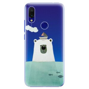 Plastové pouzdro iSaprio - Bear With Boat - Xiaomi Redmi 7