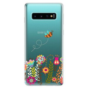 Odolné silikonové pouzdro iSaprio - Bee 01 - Samsung Galaxy S10