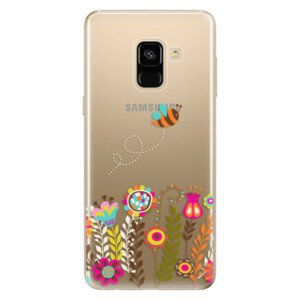 Odolné silikonové pouzdro iSaprio - Bee 01 - Samsung Galaxy A8 2018