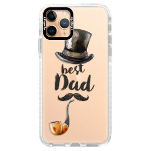 Silikonové pouzdro Bumper iSaprio - Best Dad - iPhone 11 Pro