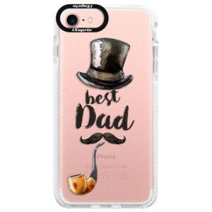Silikonové pouzdro Bumper iSaprio - Best Dad - iPhone 7