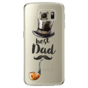 Plastové pouzdro iSaprio - Best Dad - Samsung Galaxy S6 Edge