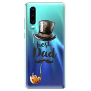 Plastové pouzdro iSaprio - Best Dad - Huawei P30