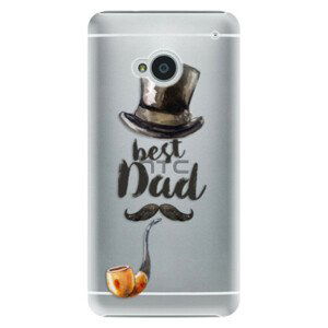 Plastové pouzdro iSaprio - Best Dad - HTC One M7