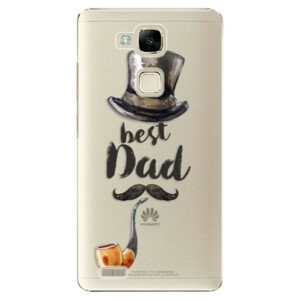 Plastové pouzdro iSaprio - Best Dad - Huawei Ascend Mate7