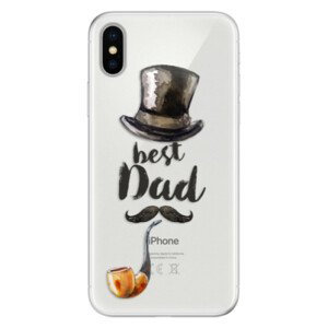 Silikonové pouzdro iSaprio - Best Dad - iPhone X
