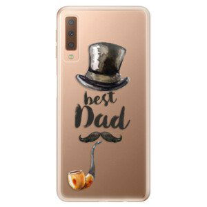 Odolné silikonové pouzdro iSaprio - Best Dad - Samsung Galaxy A7 (2018)