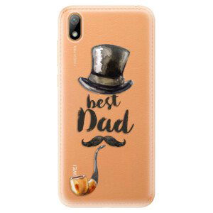 Odolné silikonové pouzdro iSaprio - Best Dad - Huawei Y5 2019