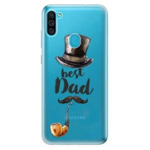 Odolné silikonové pouzdro iSaprio - Best Dad - Samsung Galaxy M11