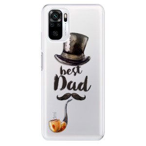 Odolné silikonové pouzdro iSaprio - Best Dad - Xiaomi Redmi Note 10 / Note 10S