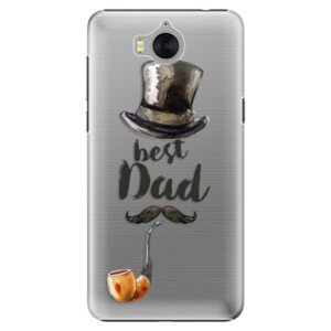 Plastové pouzdro iSaprio - Best Dad - Huawei Y5 2017 / Y6 2017