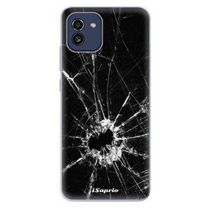 Odolné silikonové pouzdro iSaprio - Broken Glass 10 - Samsung Galaxy A03