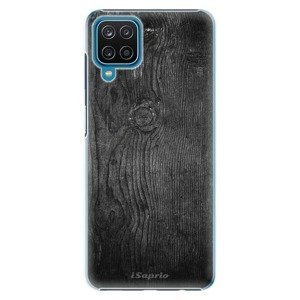 Plastové pouzdro iSaprio - Black Wood 13 - Samsung Galaxy A12