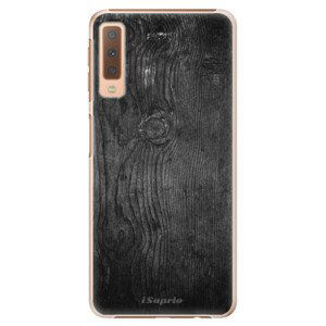 Plastové pouzdro iSaprio - Black Wood 13 - Samsung Galaxy A7 (2018)