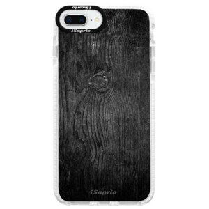 Silikonové pouzdro Bumper iSaprio - Black Wood 13 - iPhone 8 Plus