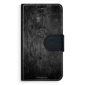 Univerzální flipové pouzdro iSaprio - Black Wood 13 - Flip M