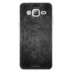 Plastové pouzdro iSaprio - Black Wood 13 - Samsung Galaxy J3