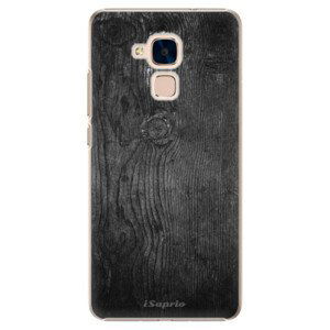 Plastové pouzdro iSaprio - Black Wood 13 - Huawei Honor 7 Lite