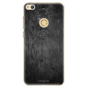 Plastové pouzdro iSaprio - Black Wood 13 - Huawei Honor 8 Lite