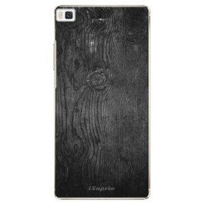 Plastové pouzdro iSaprio - Black Wood 13 - Huawei Ascend P8