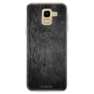 Plastové pouzdro iSaprio - Black Wood 13 - Samsung Galaxy J6