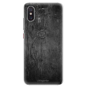 Plastové pouzdro iSaprio - Black Wood 13 - Xiaomi Mi 8 Pro