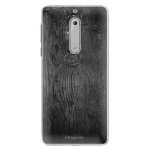 Plastové pouzdro iSaprio - Black Wood 13 - Nokia 5