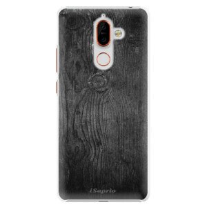 Plastové pouzdro iSaprio - Black Wood 13 - Nokia 7 Plus