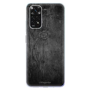 Odolné silikonové pouzdro iSaprio - Black Wood 13 - Xiaomi Redmi Note 11 / Note 11S