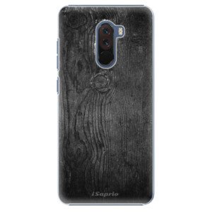 Plastové pouzdro iSaprio - Black Wood 13 - Xiaomi Pocophone F1