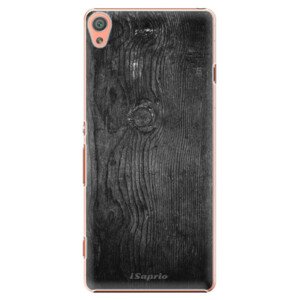 Plastové pouzdro iSaprio - Black Wood 13 - Sony Xperia XA