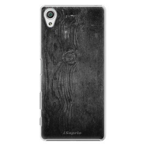 Plastové pouzdro iSaprio - Black Wood 13 - Sony Xperia X