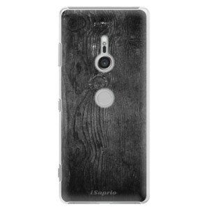 Plastové pouzdro iSaprio - Black Wood 13 - Sony Xperia XZ3