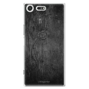 Plastové pouzdro iSaprio - Black Wood 13 - Sony Xperia XZ Premium