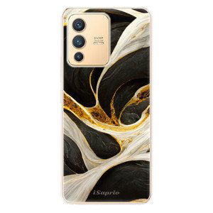 Odolné silikonové pouzdro iSaprio - Black and Gold - Vivo V23 5G