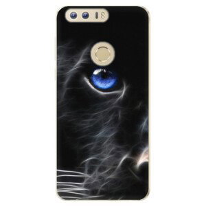 Odolné silikonové pouzdro iSaprio - Black Puma - Huawei Honor 8