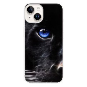 Odolné silikonové pouzdro iSaprio - Black Puma - iPhone 15