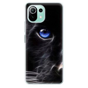 Odolné silikonové pouzdro iSaprio - Black Puma - Xiaomi Mi 11 Lite